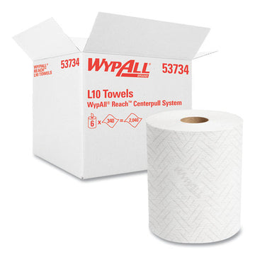 WypAll® Reach System Roll Towel, 1-ply, 11 X 7, White, 340-roll, 6 Rolls-carton freeshipping - TVN Wholesale